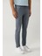Erkek Gri Eskitme Yıkamalı Esnek Jean Pantolon A41Y3512 3