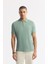 Erkek Mint Yeşil Regular Fit %100 Pamuk Hızlı Kuruyan Kıvrılmayan Polo Yaka T-shirt B001032 1