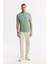 Erkek Mint Yeşil Regular Fit %100 Pamuk Hızlı Kuruyan Kıvrılmayan Polo Yaka T-shirt B001032 4