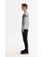 Erkek Gri Bisiklet Yaka Pamuklu Baskılı Elastan Sweatshirt A42y1284 3