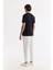 Erkek Siyah Bisiklet Yaka Flexi & Gofre Baskı Detaylı İnterlok T-Shirt A51Y1002 4