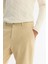 Erkek Bej Relaxed Fit Klasik Bel Kalın Fitilli Kadife Chino Pantolon A42y3017 5
