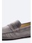Erkek Vizon %100 Süet Loafer Ayakkabı B008001 3