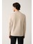 Erkek Taş Bisiklet Yaka İnterlok Baskılı Sweatshirt A41Y1246 4