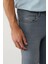 Erkek Gri Eskitme Yıkamalı Esnek Jean Pantolon A41Y3512 6