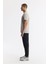 Erkek Gri Bisiklet Yaka Baskılı Bi Stretch İnterlok T-Shirt A51Y1044 3
