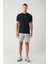 Erkek Antrasit Bisiklet Yaka Baskılı Soft Touch T-Shirt A41Y1032 6