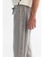 Erkek Gri Soft Touch Beli Lastikli Baskılı Elastan Eşofman Altı A42y3417 4