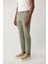 Erkek Açık Haki Relaxed Fit Beli Lastikli Yandan Cepli Way Stretch Lightweight Pantolon A41y3203 3