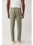 Erkek Açık Haki Relaxed Fit Beli Lastikli Yandan Cepli Way Stretch Lightweight Pantolon A41y3203 4