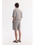 Erkek Nardo Gri Beli Lastikli Bağcıklı Soft Touch Relaxed Fit Şort A51Y3703 3