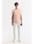 Erkek Pudra Regular Fit Bisiklet Yaka Baskılı Bi Stretch İnterlok T-Shirt A51Y1131 5