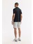 Erkek Siyah Kırılmaz Polo Yaka Magnet Düğme Teknik Kumaş T-Shirt A51Y1155 4