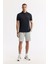 Erkek Siyah Kırılmaz Polo Yaka Magnet Düğme Teknik Kumaş T-Shirt A51Y1155 6