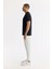 Erkek Siyah Regular Fit Bisiklet Yaka Baskılı Bi Stretch İnterlok T-Shirt A51Y1131 3