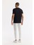 Erkek Siyah Regular Fit Bisiklet Yaka Baskılı Bi Stretch İnterlok T-Shirt A51Y1131 4