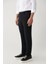 Erkek Siyah Slim Fit Yandan Cepli Su Itici Bi Stretch Kumaş Lightweight Takım Elbise Pantolonu A41y3 3