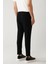 Erkek Siyah Relaxed Fit Beli Lastikli ve Bağcıklı Bi Stretch Pantolon A41Y3232 5