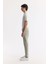 Erkek Haki Slim Fit Akar Boya Jean Pantolon A51y3515 2