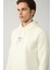 Erkek Ekru Kapüşonlu 3 Iplik Şardonlu Baskılı Sweatshirt A41y1247 2