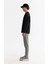 Erkek Siyah Bisiklet Yaka Elastan Sweatshirt A42y1248 3