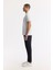 Erkek Beyaz Kırılmaz Polo Yaka Magnet Düğme Teknik Kumaş T-Shirt A51Y1156 3