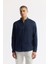Erkek Kırık Relaxed Fit Beyaz Beli Lastikli Dokulu Teos Şort B003731 4