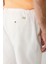 Erkek Kırık Relaxed Fit Beyaz Beli Lastikli Dokulu Teos Şort B003731 7