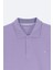 Erkek Lila Regular Fit %100 Pamuk Hızlı Kuruyan Kıvrılmayan Polo Yaka T-Shirt B001032 8