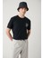 Erkek Antrasit Bisiklet Yaka Baskılı Soft Touch T-Shirt A41Y1136 3