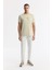 Erkek Bej Regular Fit Bisiklet Yaka Hologram Baskılı İnterlok T-Shirt A51Y1006 6