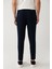 Erkek Lacivert Relaxed Fit Beli Lastikli Ve Bağcıklı Bi Stretch Pantolon A41y3232 4