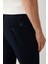 Erkek Lacivert Relaxed Fit Beli Lastikli Ve Bağcıklı Bi Stretch Pantolon A41y3232 7
