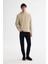 Erkek Bej Kapüşonlu Baskılı Elastan Sweatshirt A42y1332 6