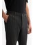 Erkek Antrasit Slim Fit Balık Sırtı Dokulu Yanı Lastikli Elastan Chino Pantolon A42y3024 4