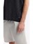 Erkek Siyah Regular Fit Bisiklet Yaka Geometrik Desenli Bloklu Teknik Kumaş Detaylı T-shirt A51Y1160 5