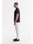 Erkek Lacivert Regular Fit Bisiklet Yaka Hologram Baskılı Interlok T-shirt A51y1132 3