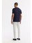Erkek Lacivert Regular Fit Bisiklet Yaka Hologram Baskılı Interlok T-shirt A51y1132 4