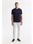Erkek Lacivert Regular Fit Bisiklet Yaka Hologram Baskılı Interlok T-shirt A51y1132 6