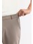 Erkek Vizon Slim Fit Beli Lastikli Bi Stretch Kumaş Pantolon A51y3077 6