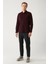 Erkek Bordo Regular Fit Fitilli Kadife %100 Pamuk Gömlek B002032 6
