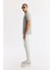 Erkek Gri Regular Fit Fermuarlı Polo Yaka Jakarlı T-Shirt A51Y1059 3