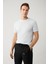 Erkek Açık Mavi Bisiklet Yaka Garment Dyed T-shirt A41y5074 1