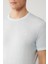 Erkek Açık Mavi Bisiklet Yaka Garment Dyed T-shirt A41y5074 2