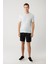 Erkek Açık Mavi Bisiklet Yaka Garment Dyed T-shirt A41y5074 5