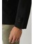 Erkek Siyah Kapüşon Yaka Reglan Kollu Su Itici Ince Mont A41y6036 5