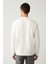 Erkek Ekru Bisiklet Yaka Interlok Baskılı Sweatshirt A41y1248 4