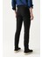 Erkek Siyah Slim Fit Eskitme Yıkamalı Esnek Jean Pantolon B003502 3