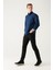 Erkek Siyah Slim Fit Eskitme Yıkamalı Esnek Jean Pantolon B003502 6