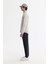 Erkek Gri Bisiklet Yaka Baskılı Elastan Sweatshirt A42y1335 2